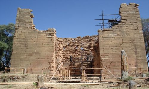 Zdjęcie ETIOPIA / Tigray / Yehe / Świątynia w Yehe
