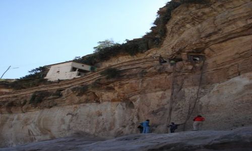 Zdjecie ETIOPIA / Tigray / Debre Damo / Jedyne wejcie do monastyru