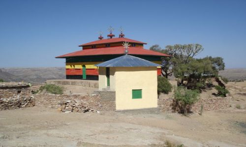 Zdjecie ETIOPIA / Tigray / Debre Damo / Dolny koci