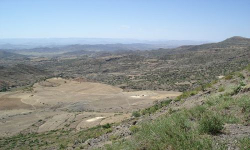 Zdjecie ETIOPIA / Amhara / okolice Lalibeli / Krajobraz okolic Lalibeli