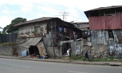 Zdjecie ETIOPIA / Amhara / Addis Abeba / Zabudowa stolicy