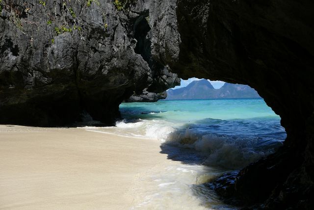 Zdjęcia: plaża, Palawan, Wielkie okno, FILIPINY Zdjęcia: plaża, Palawan, Wielkie okno, FILIPINY