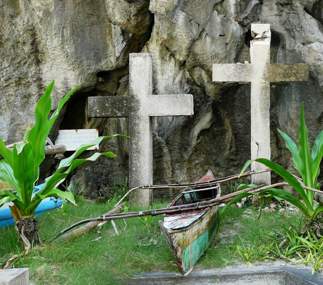 Zdjęcia: El Nido archipelag, Palawan, grób rybaka, FILIPINY Zdjęcia: El Nido archipelag, Palawan, grób rybaka, FILIPINY