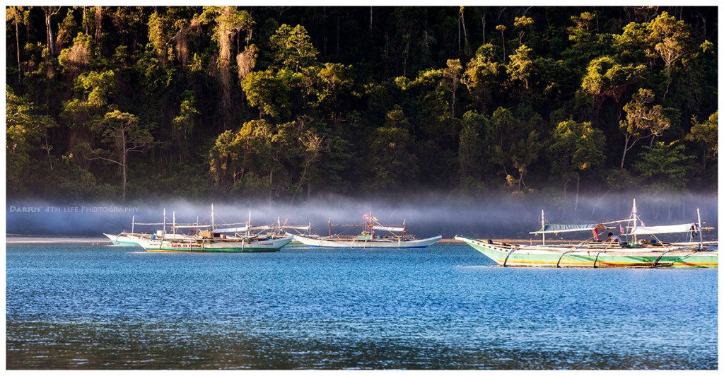 Zdjęcia: Nagtabon Beach, Palawan, Morning layering fog, FILIPINY Zdjęcia: Nagtabon Beach, Palawan, Morning layering fog, FILIPINY