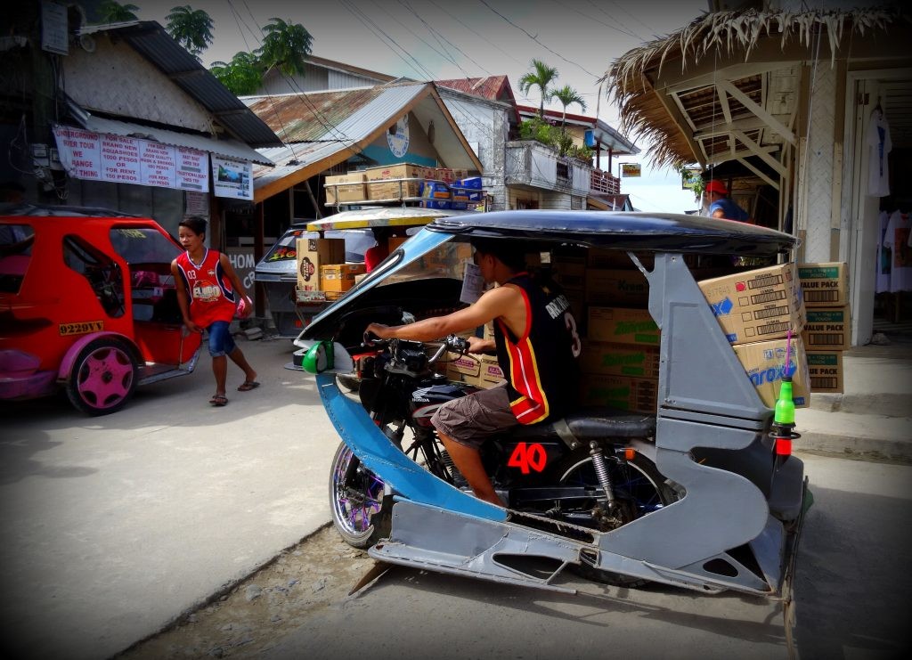 Zdjęcia: El Nido, Palawan, Trycykl dostawczy, FILIPINY Zdjęcia: El Nido, Palawan, Trycykl dostawczy, FILIPINY