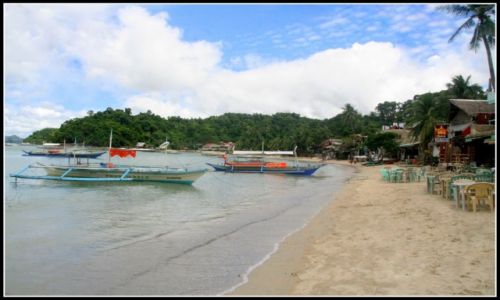 FILIPINY / Palawan / El Nido / Plaa w El Nido