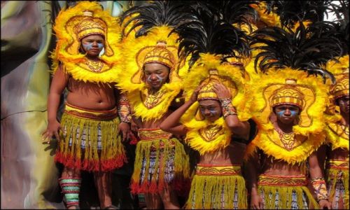 Zdjcie FILIPINY / Panay / Iloilo / Feria barw na Dinagyang 4
