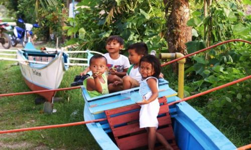 Zdjcie FILIPINY / Palawan / Port Barton / Kids