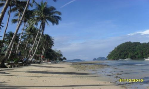 Zdjecie FILIPINY / Palawan / okolice El Nido / Rajska plaa