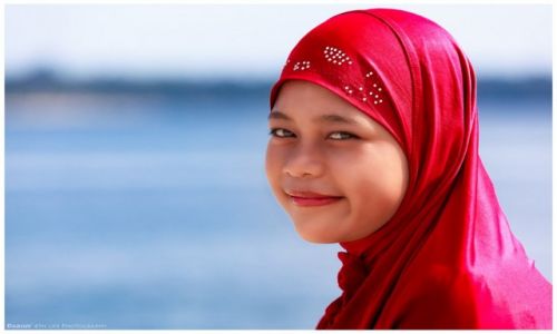 Zdjcie FILIPINY / Palawan / Palawan / Beautiful muslim girl