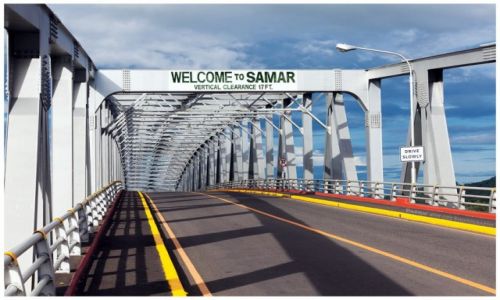 Zdjcie FILIPINY / Leyte & Samar / San Juanico Bridge / Welcome to Samar