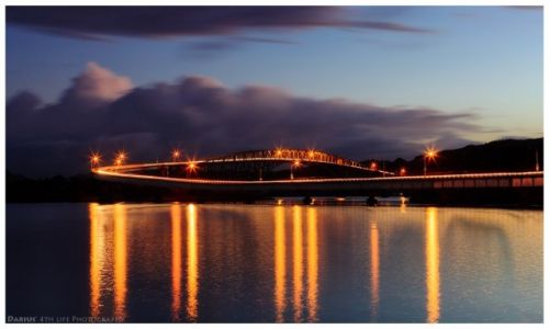 Zdjcie FILIPINY / Leyte  / San Juanico Bridge / Night is coming