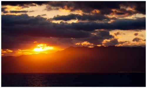 Zdjcie FILIPINY / Cebu / Moalboal / Sundown over Negros