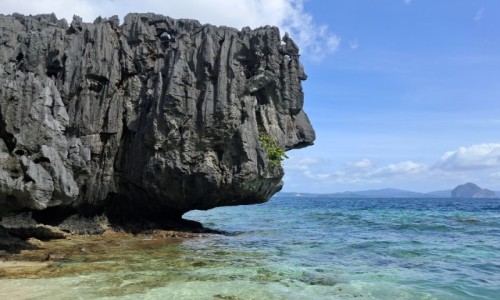 Zdjcie FILIPINY / Wyspa Palawan / The Big Lagoon / Kamienny stranik