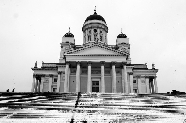 Zdj cia: Plac senacki , Helsinki, Wielka Katedra Luteraska, FINLANDIA