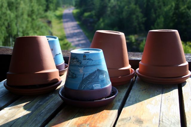 Zdjęcia: Cafe na skale, Alandy, Donice na opak, FINLANDIA Zdjęcia: Cafe na skale, Alandy, Donice na opak, FINLANDIA