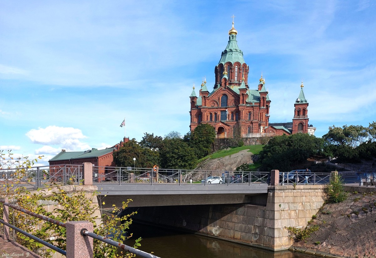 Zdjęcia: Helsinki., Helsinki., Główna świątynia Fińskiego Kościoła Prawosławnego., FINLANDIA Zdjęcia: Helsinki., Helsinki., Główna świątynia Fińskiego Kościoła Prawosławnego., FINLANDIA