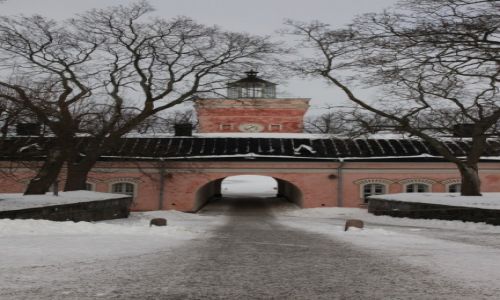 Zdjcie FINLANDIA / Helsinki / Twierdza Suomenlinna / Brama