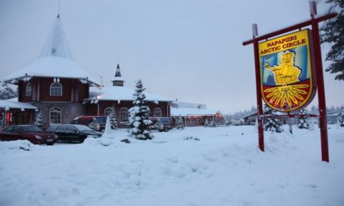 FINLANDIA / Laponia / Rovaniemi / Napapiiri