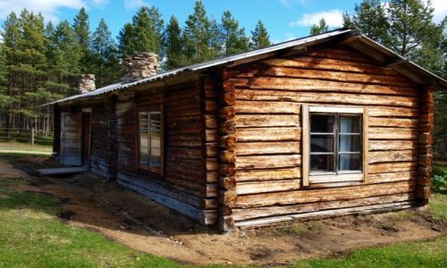 Zdjecie FINLANDIA / Laponia / Inari / tak mieszkali Saamowie