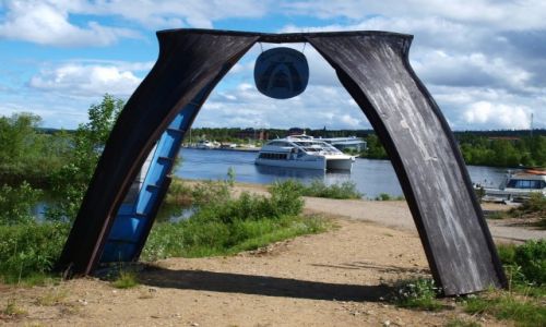 Zdjcie FINLANDIA / Laponia / Inari / jezioro Inari ujcie 2