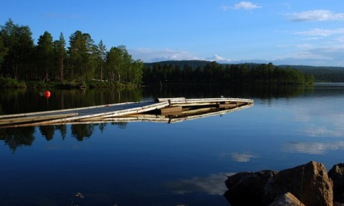 Zdjcie FINLANDIA / Laponia / Inari / Jezioro Inari