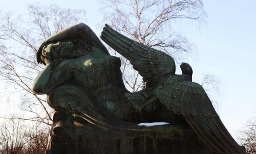 Zdjcie FINLANDIA / Helsinki / Park w Toolo / Ilmatar i kaczka, czyli stworzenie wiata z perspektywy Kalevali.