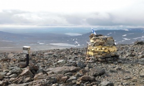 Zdjęcie FINLANDIA / Skandynawia  / szczyt / Haltiatunturi KGE