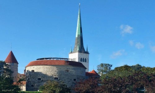 Zdjecie FINLANDIA / Helsinki. / Helsinki. / Koci w. Olafa i wiea Grubej Magorzaty.