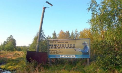 Zdjecie FINLANDIA / Tankavarra / kopalnia zota / kopalnia zota w Finlandii