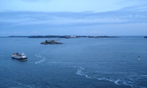 Zdjęcie FINLANDIA / Zatoka Fińska / Helsinki - Suomennlinna / Podejście do portu