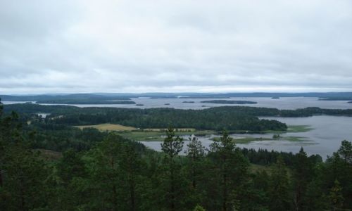 Zdjęcie FINLANDIA / Korpilahti / Oravivuori / Krajobrazy Finlandii