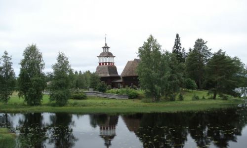 Zdjęcie FINLANDIA / Jyvaskyla / Petajavesi / Kościół w Petajavesi