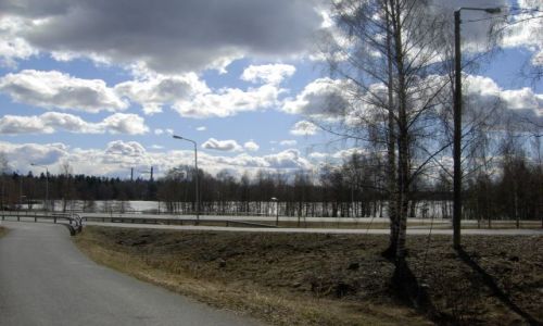 Zdjęcie FINLANDIA / południe kraju / valkeakoski / chmury w Finlandii