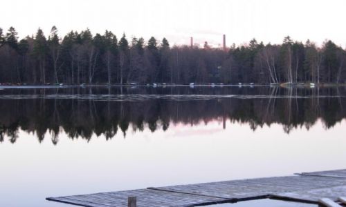 Zdjęcie FINLANDIA / południe / Valkeakoski / wschód słońca