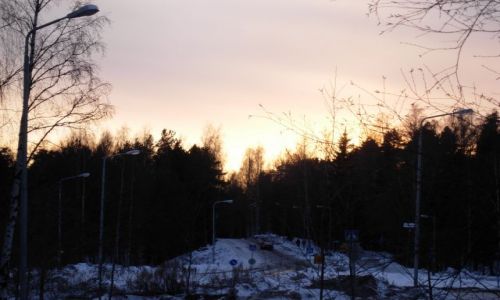 Zdjęcie FINLANDIA / południe / Valkeakoski / zachód słońca