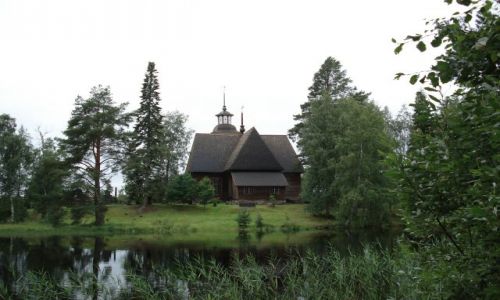 Zdjęcie FINLANDIA / Jyvaskyla, Centralna Finlandia / Petajavesi / Kościół w Petajavesi (2)