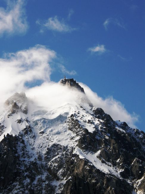 Zdjęcia: Aiguille Du Midi, Chamonix, W chmurach, FRANCJA Zdjęcia: Aiguille Du Midi, Chamonix, W chmurach, FRANCJA