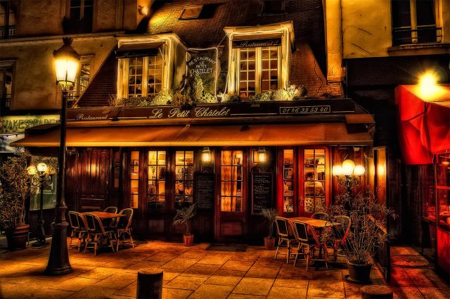 Zdjęcia: Street, Paris, Paris streets at night., FRANCJA Zdjęcia: Street, Paris, Paris streets at night., FRANCJA