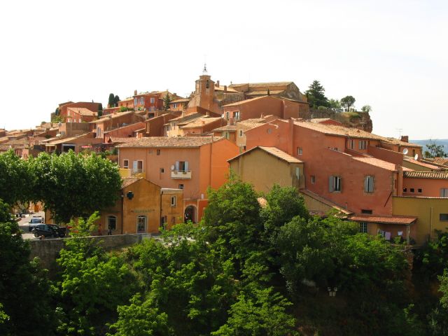 Zdjęcia: Roussillon, Prowansja, ochrowe miasteczko, FRANCJA Zdjęcia: Roussillon, Prowansja, ochrowe miasteczko, FRANCJA