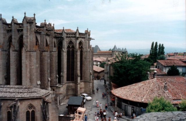 Zdjęcia: CARCASONNE, Langwedocja-Roussillon, Z lewej Basilique St. Nazaire (XI-XIV w), FRANCJA Zdjęcia: CARCASONNE, Langwedocja-Roussillon, Z lewej Basilique St. Nazaire (XI-XIV w), FRANCJA