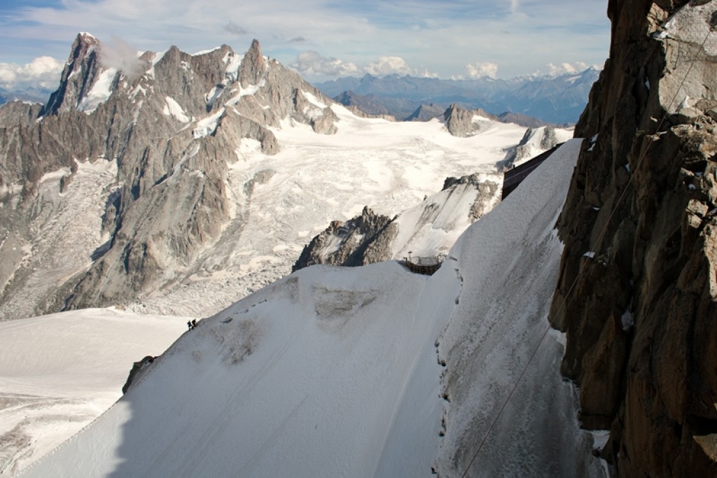 Zdjęcia: Aiguille du Midi, konkurs - na grani, FRANCJA Zdjęcia: Aiguille du Midi, konkurs - na grani, FRANCJA