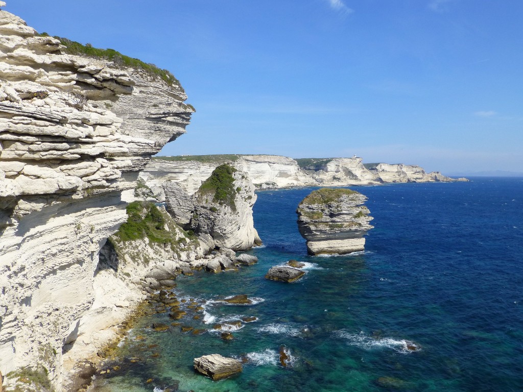 Zdjęcia: Bonifacio, Korsyka, widok na klify Bonifacio, FRANCJA Zdjęcia: Bonifacio, Korsyka, widok na klify Bonifacio, FRANCJA