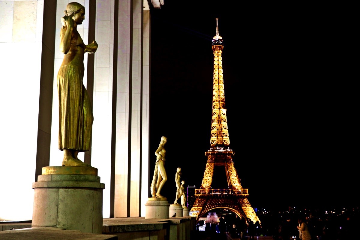 Zdjęcia: Paryż, Paryż, Paryż nocą Wieża Eiffel, FRANCJA Zdjęcia: Paryż, Paryż, Paryż nocą Wieża Eiffel, FRANCJA