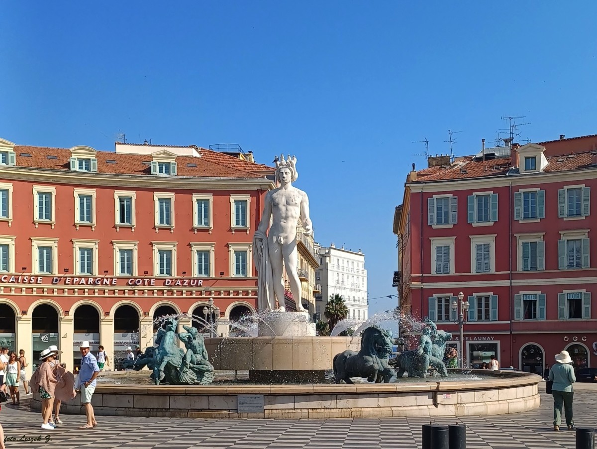 Zdjęcia: Plac Massena., Prowansja-Alpy., Nicea - Fontanna Słońca., FRANCJA Zdjęcia: Plac Massena., Prowansja-Alpy., Nicea - Fontanna Słońca., FRANCJA