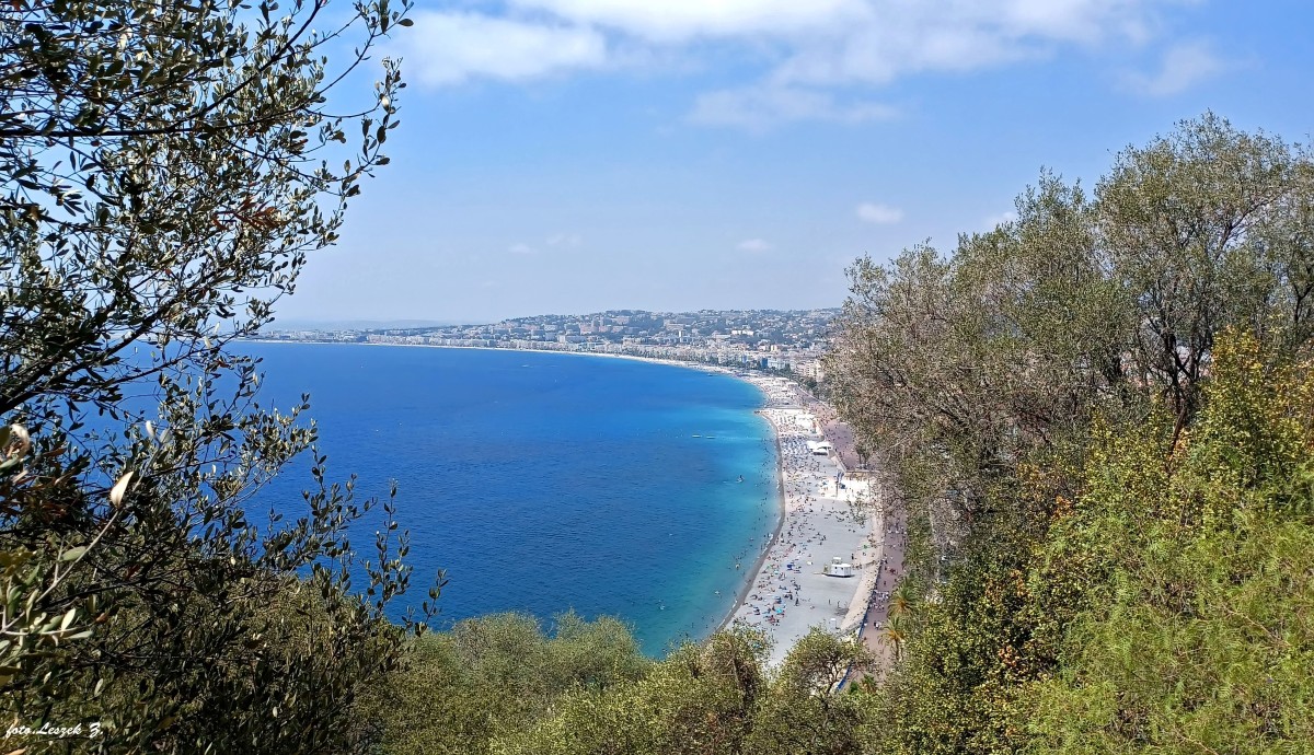 Zdjęcia: Nicea., Lazurowe Wybrzeże., Lazurowe Wybrzeże z Góry Zamkowej., FRANCJA Zdjęcia: Nicea., Lazurowe Wybrzeże., Lazurowe Wybrzeże z Góry Zamkowej., FRANCJA