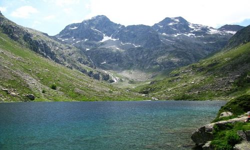 Zdjcie FRANCJA / ok. Cauterets / Pireneje francuskie / jezioro d'Estom