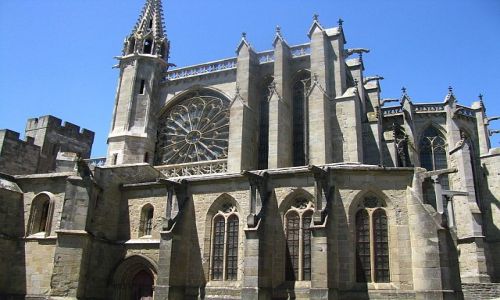 Zdjecie FRANCJA / Gaskonia / Carcassonne / bazylika ST. Nazaire et St. Celse