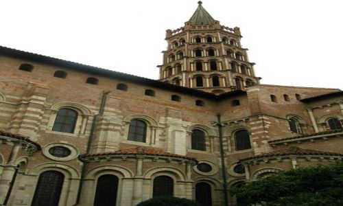 Zdjcie FRANCJA / Langwedocja-Roussillon / Tuluza / bazylika St-Sernin