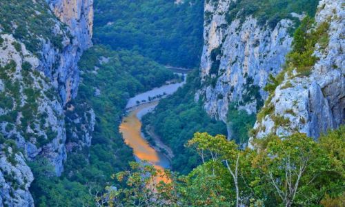 Zdjcie FRANCJA / Provance / Canyon du Verdun / Przesmyk zieleni